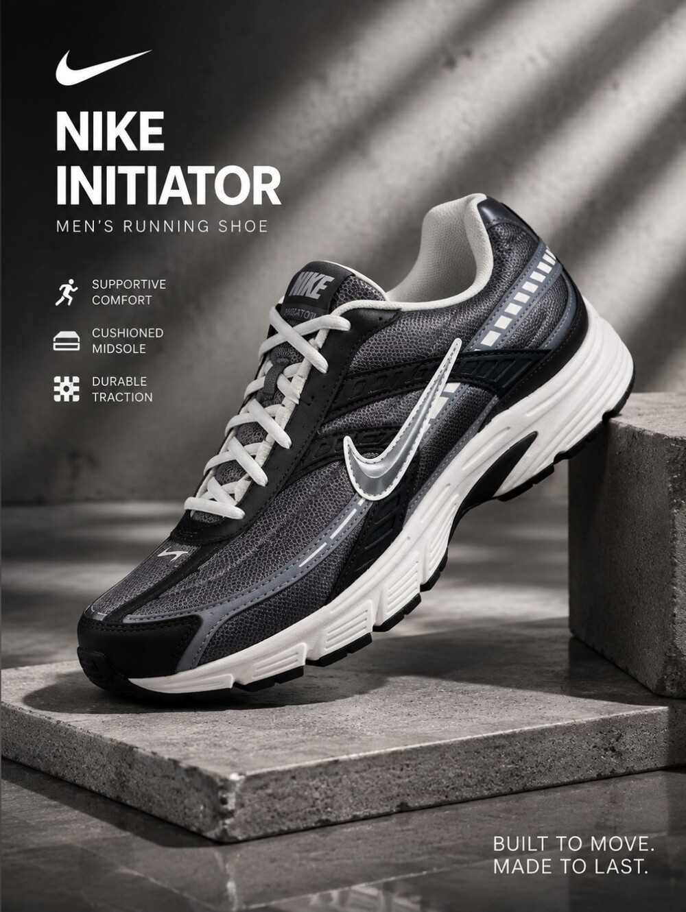 Nike Initiator Men's Running Shoes Size 9.5 | NEW | Original Box (No Lid)